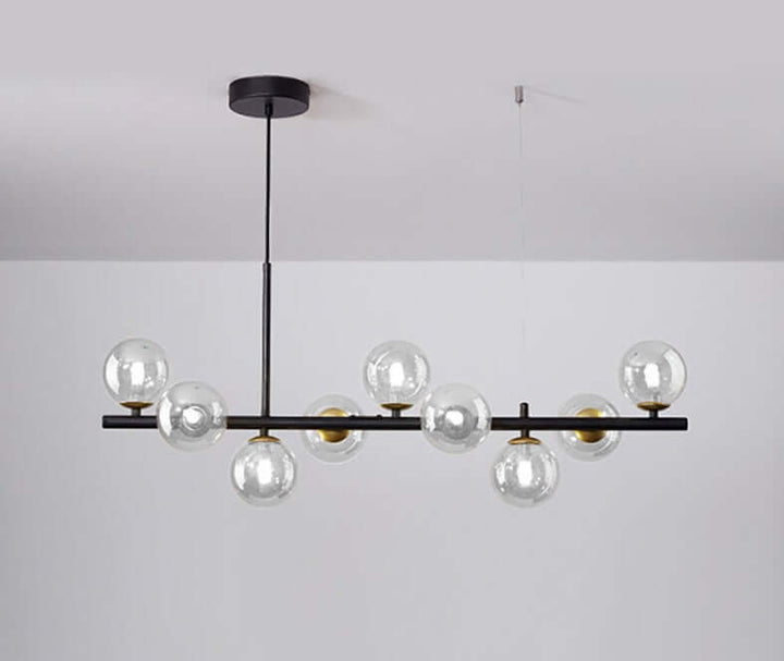 Elegant Glass & Iron Pendant Light