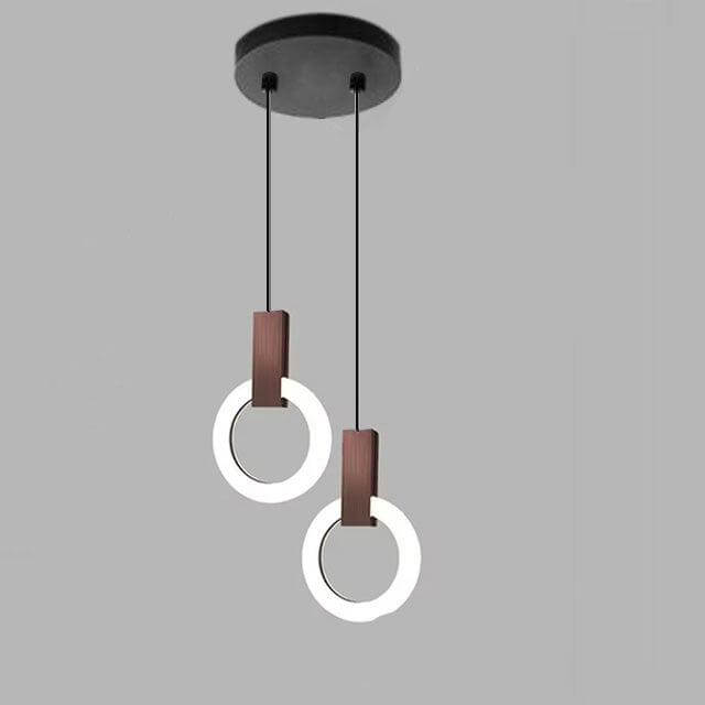 Modern Acrylic Ring LED Pendant Light
