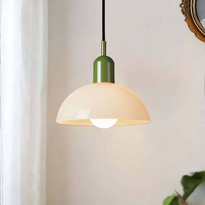 Colorful Glass Bowl Pendant Light
