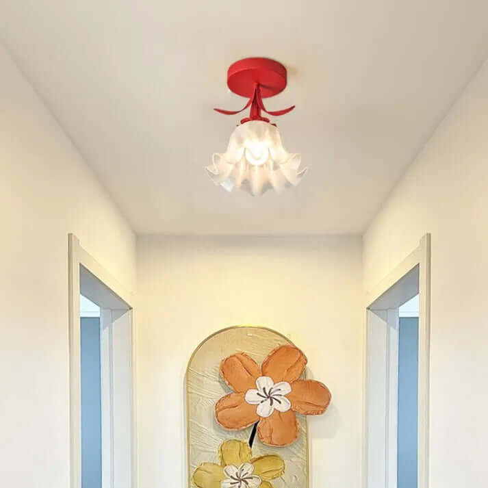 Tiffany Style Mini Floral Ceiling Light