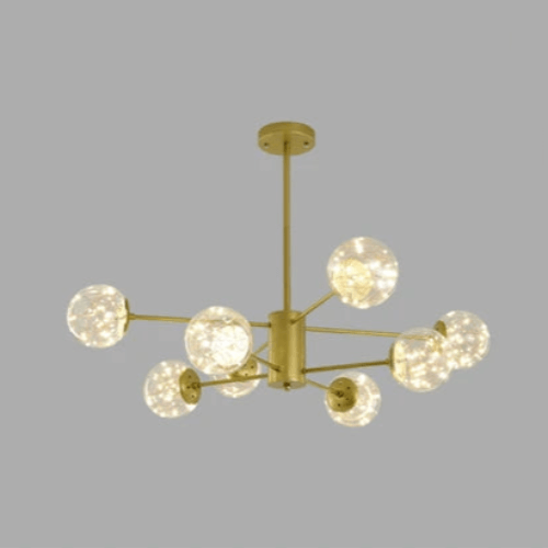 Elegant Glass Ball Chandelier