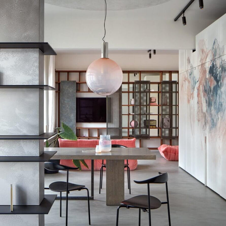 Modern Glass Pendant Lamp for Ambient Lighting