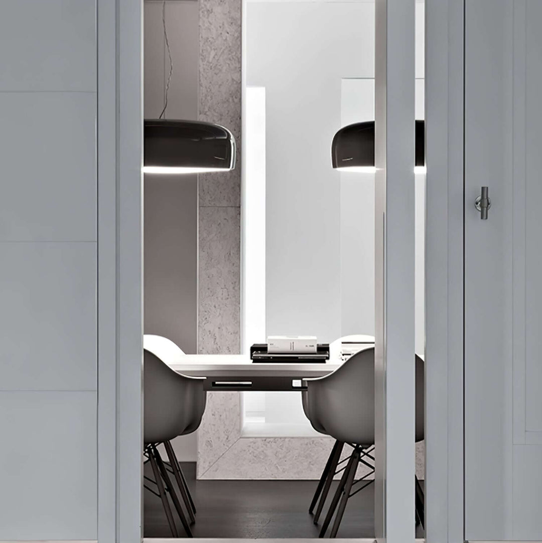 Modern Pendant Light 45/60cm - Aluminium & Polycarbonate