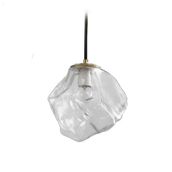 Modern Glass Pendant Light Fixture 15cm