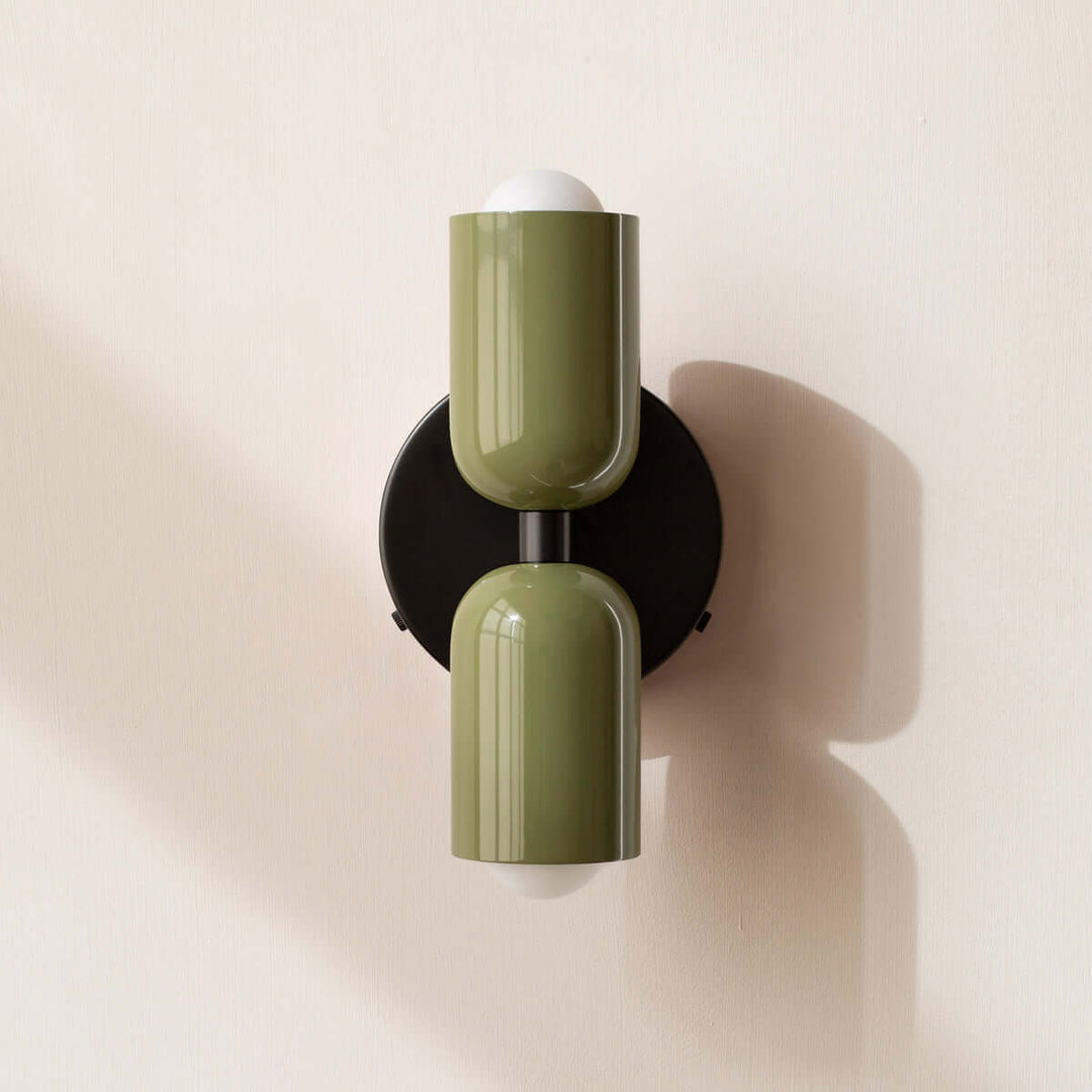 Double Head Metal Wall Light Fixture