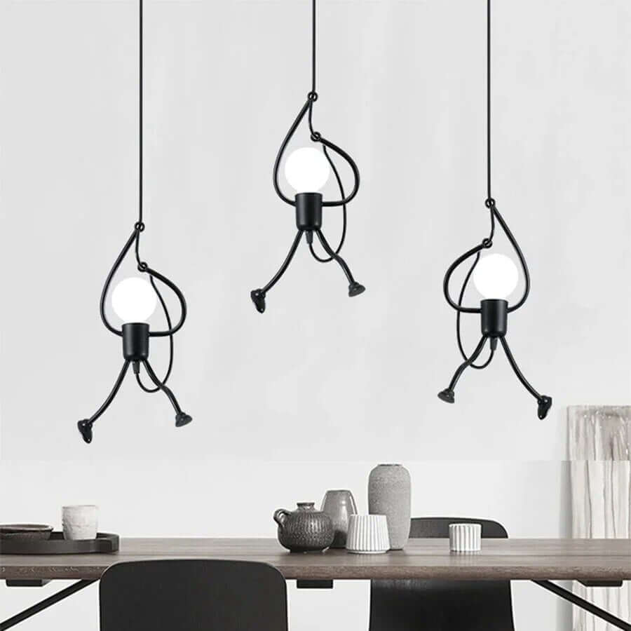Playful Doll Pendant Light