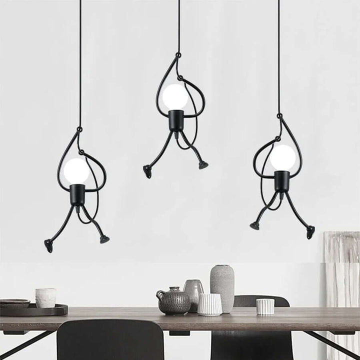 Playful Doll Pendant Light