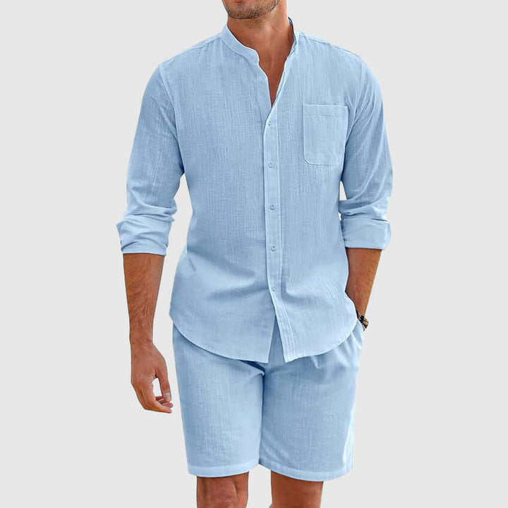 Men's Shirt & Shorts Set