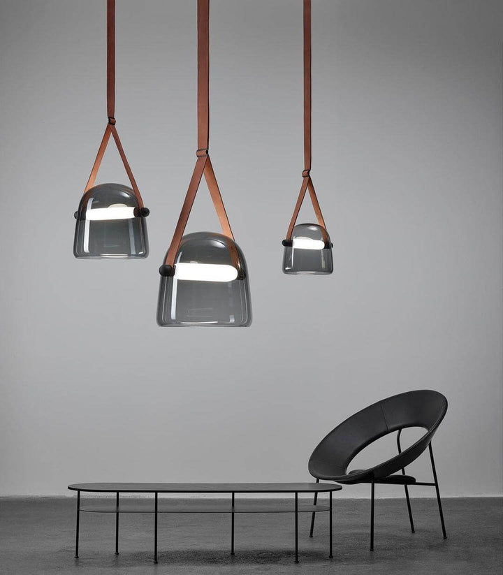Modern Pendant Lamp with Metal Accents
