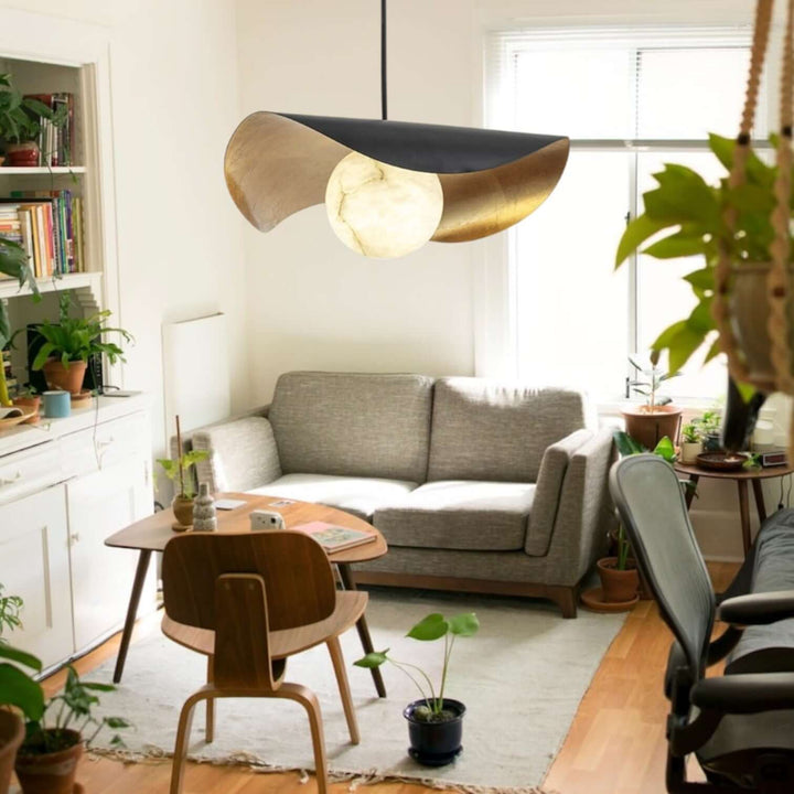 Modern Metal Hanging Lamp 35/40cm - Warm Light
