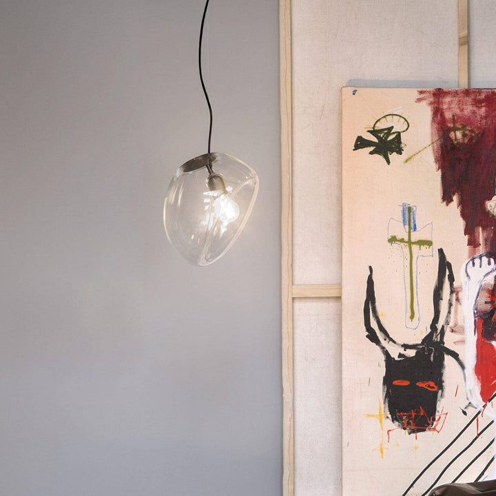 Modern Glass Pendant Lamp, Water Drop Design