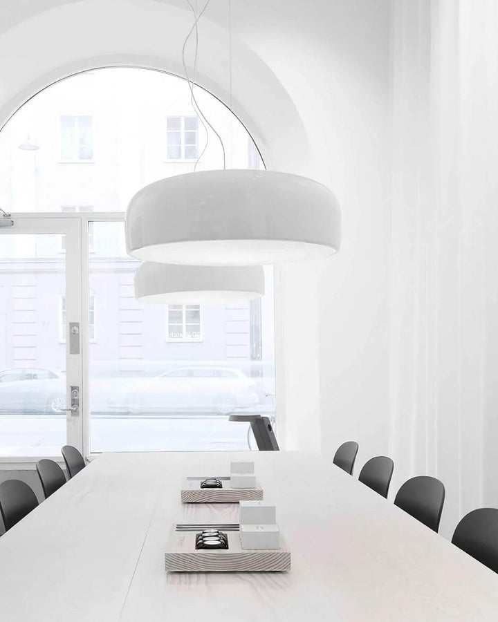 Modern Pendant Light 45/60cm - Aluminium & Polycarbonate