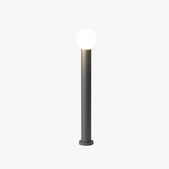 Modern LED Outdoor Path Light Metal Sphere Lamp