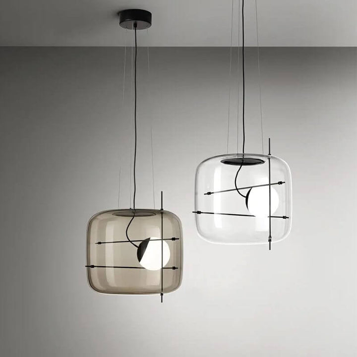 Modern Glass Pendant Light 30cm