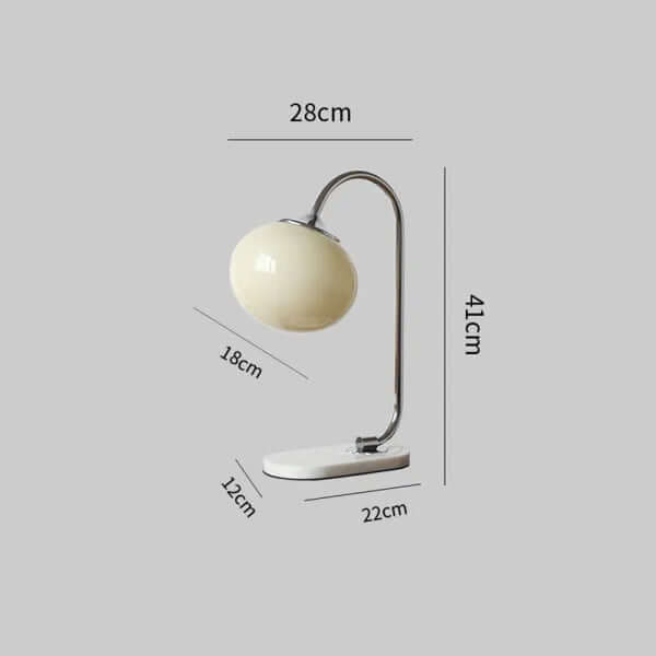 Modern Glass Globe Table Lamp