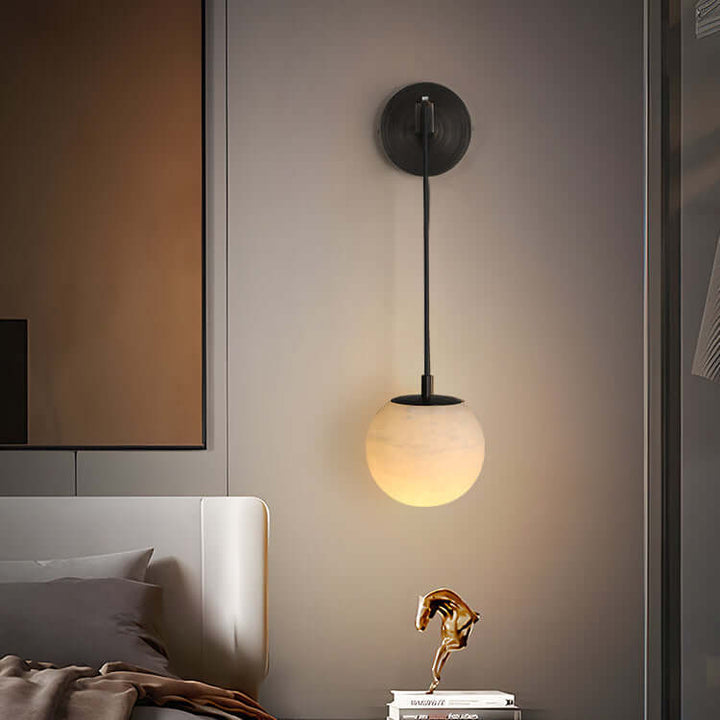 Minimalist Marble Wall Sconce Light Fixture