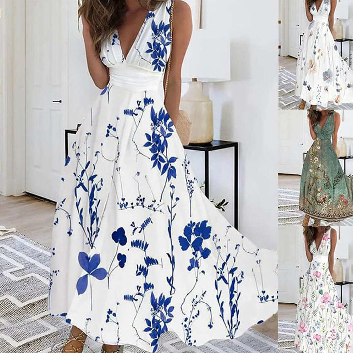 Women's Floral Summer Dress - Elegant & Comfortable