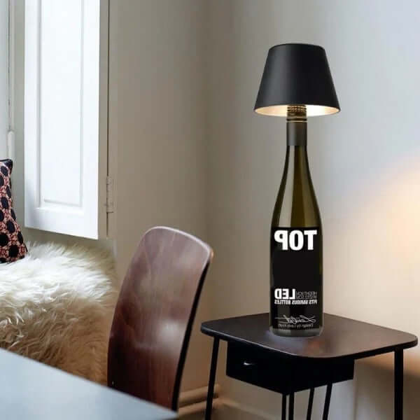 Rechargeable Wine Bottle Lamp Head
