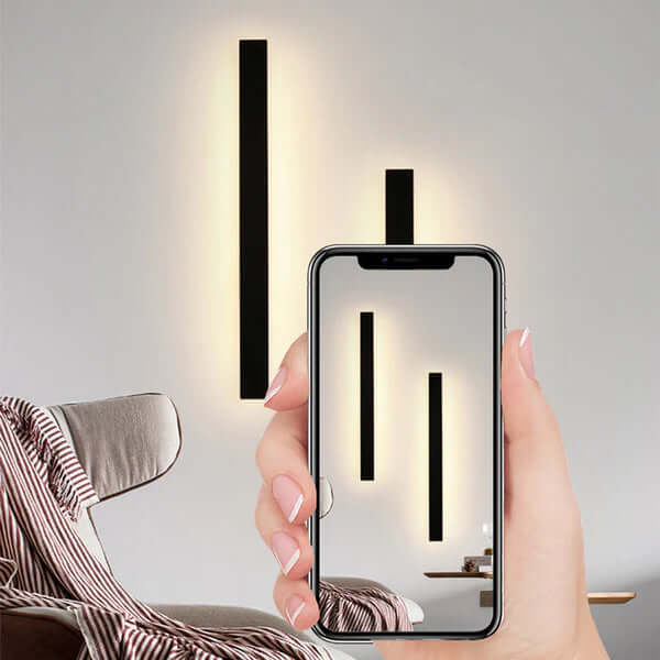 Modern LED Wall Light Fixture - Acrylic & Metal