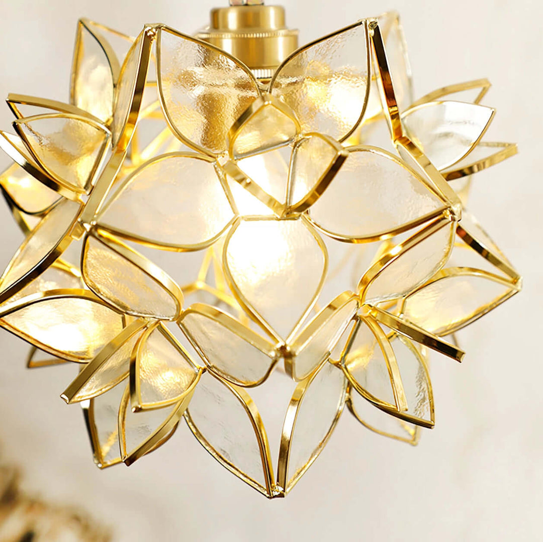 Capiz Shell Pendant Light, 20cm, Elegant Hanging Lamp