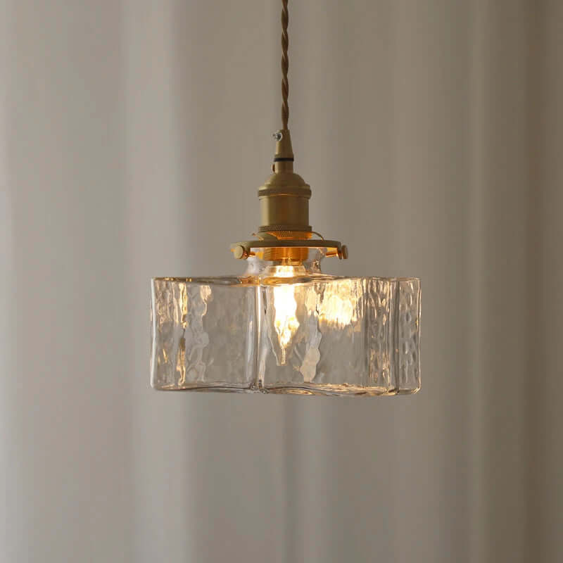 Retro Hanging Glass Lamp