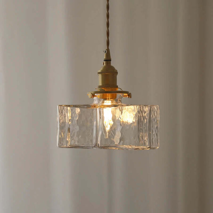Retro Hanging Glass Lamp