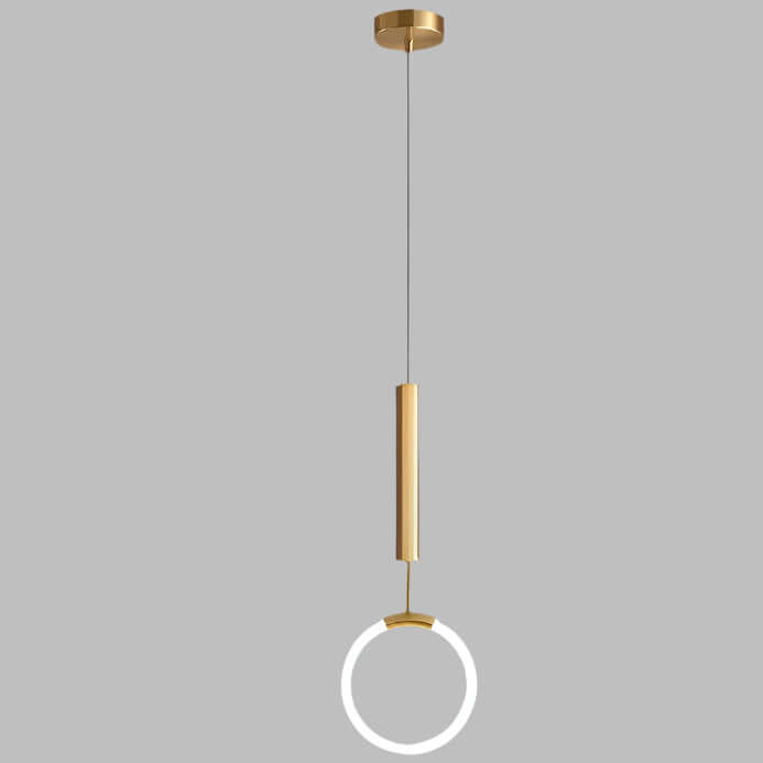 Modern LED Pendant Light Fixture for Minimalist Home Decor