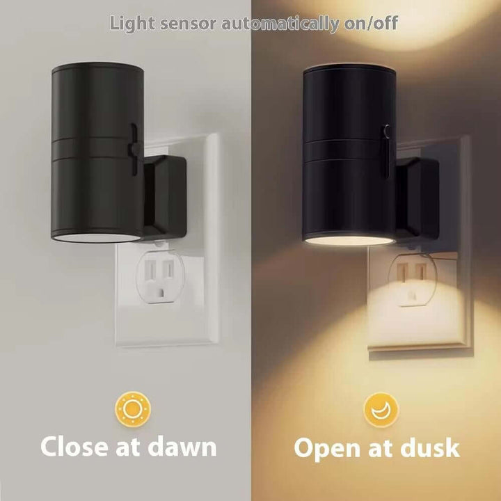LED Night Lamp with Dual Modes - Auto On/Off