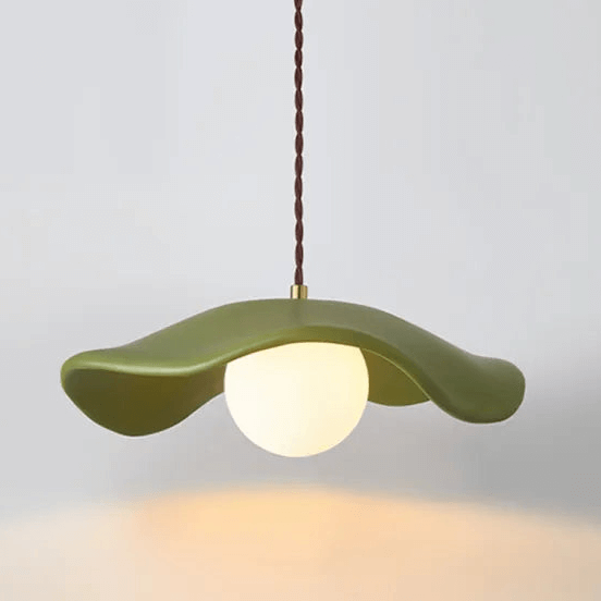 Wabi Sabi Lotus Leaf Pendant Light