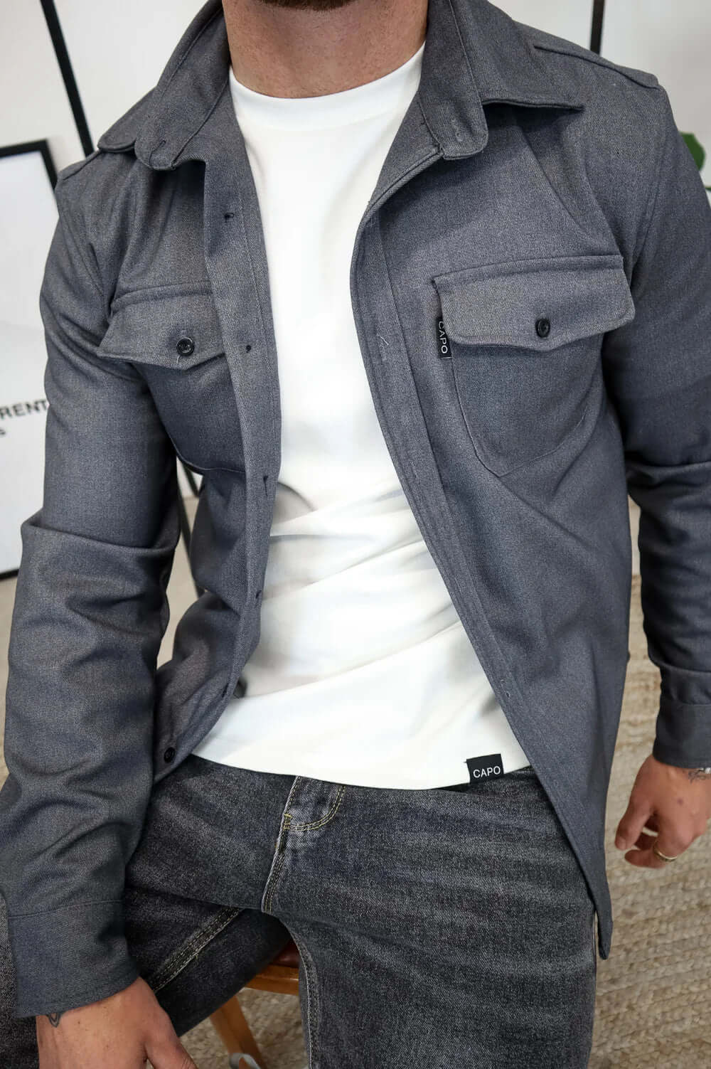 Men's Premium Overshirt - Versatile & Stylish