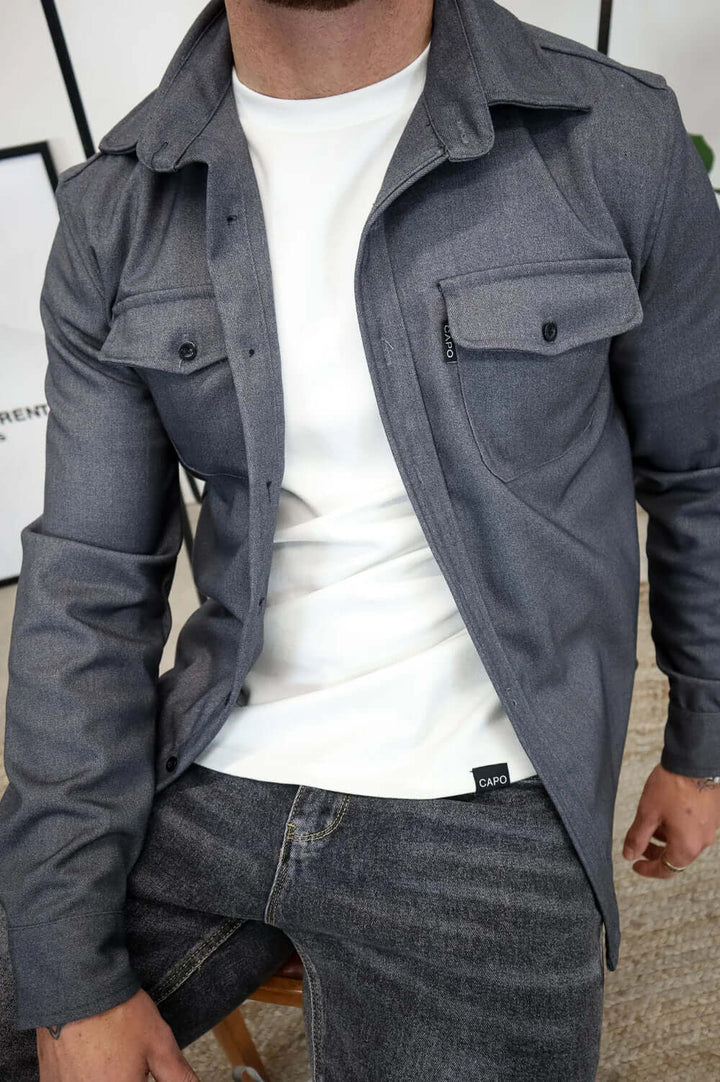 Men's Premium Overshirt - Versatile & Stylish
