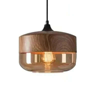 Elegant Glass Pendant Light with Adjustable Cable
