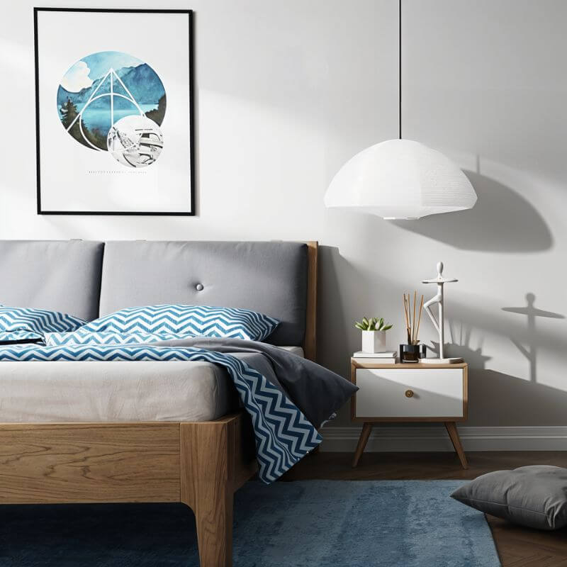 Modern Washi Paper Pendant Light 26cm