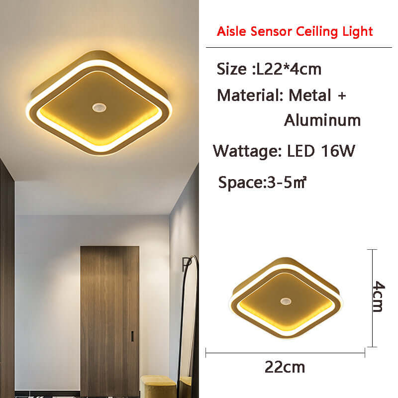 Motion Sensor LED Ceiling Light
