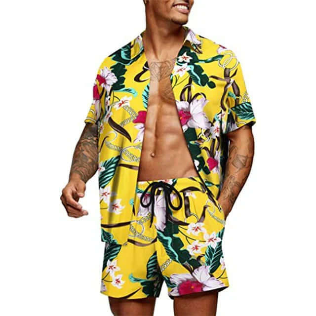 Men's Relaxed Fit Two-Piece Set