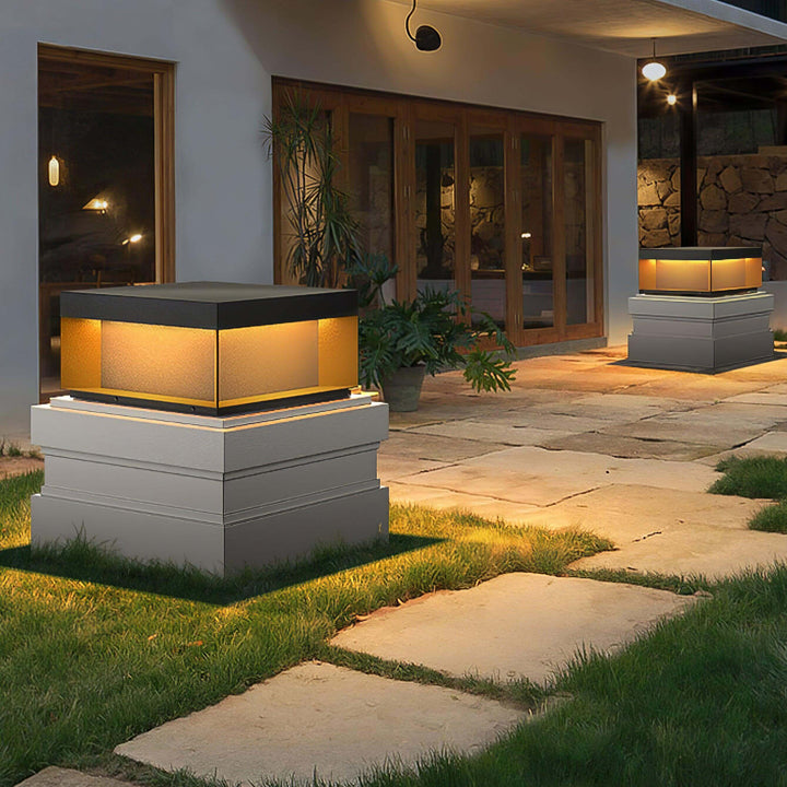 Solar Outdoor Post Light - Weatherproof IP65