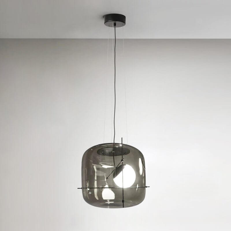 Modern Glass Pendant Light 30cm