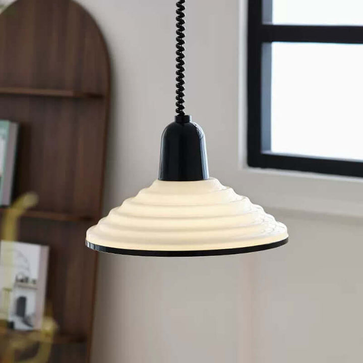 Cream Glass Pendant Lamp