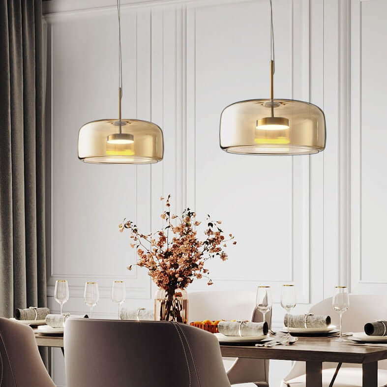 Elegant Glass Pendant Light