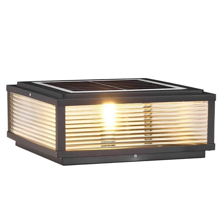 Modern Outdoor LED Pillar Mount Post Light