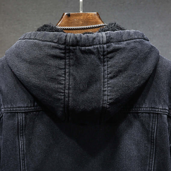 Men's Winter Denim Jacket with Lining