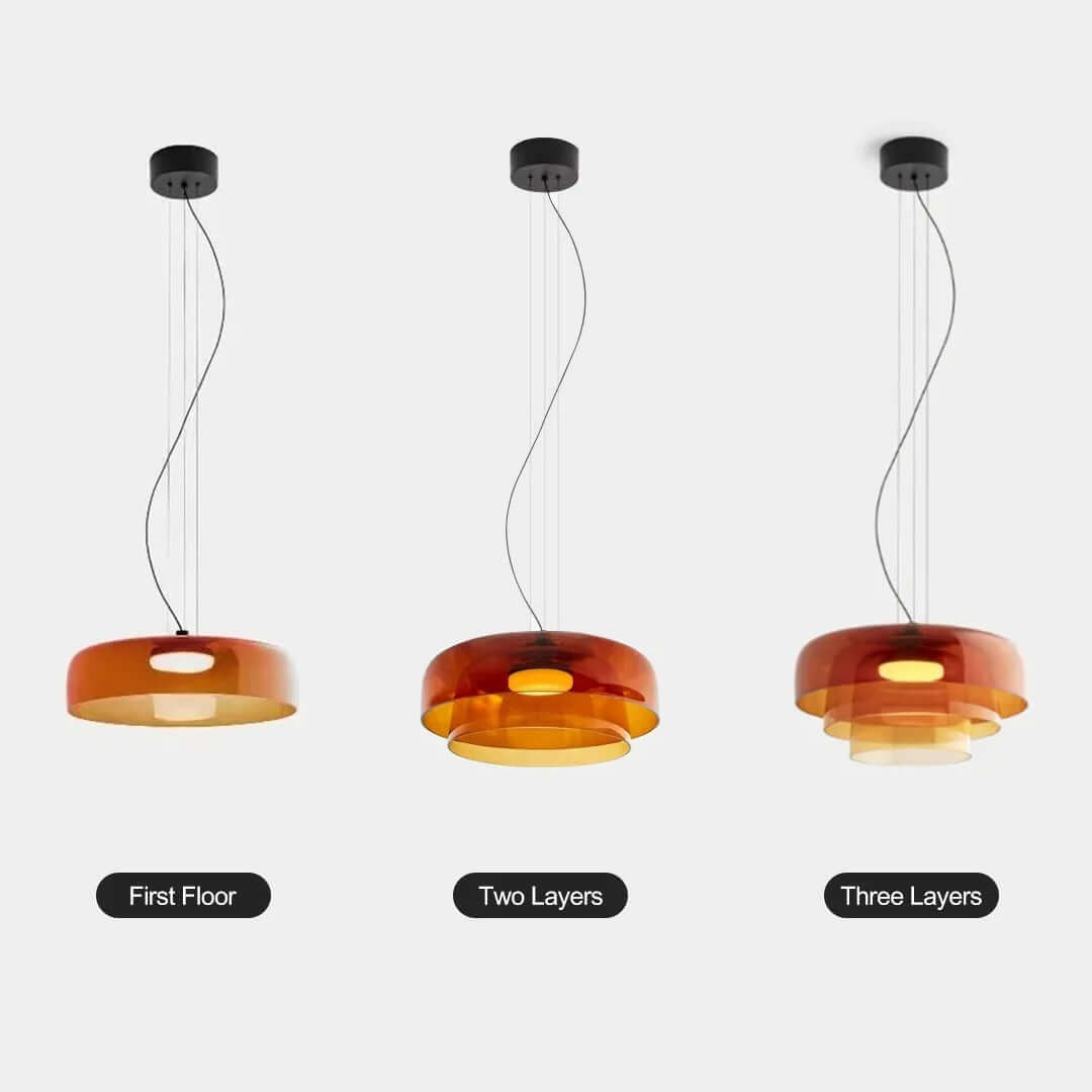 Nordic Style Glass Pendant Light Fixture