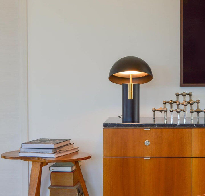 Modern Rotating Cylinder Table Lamp with LED