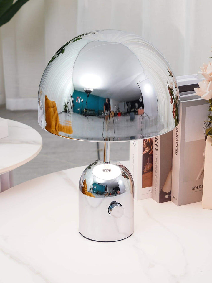 Modern Acrylic & Metal Bell Table Lamp