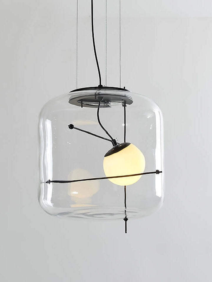 Modern Glass Pendant Light 30cm
