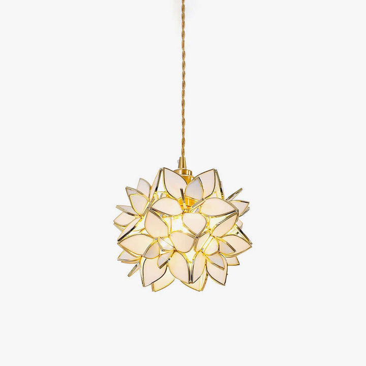 Capiz Shell Pendant Light, 20cm, Elegant Hanging Lamp
