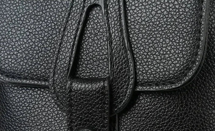Premium genuine leather vintage shoulder bag, women's elegant and durable retro handbag.