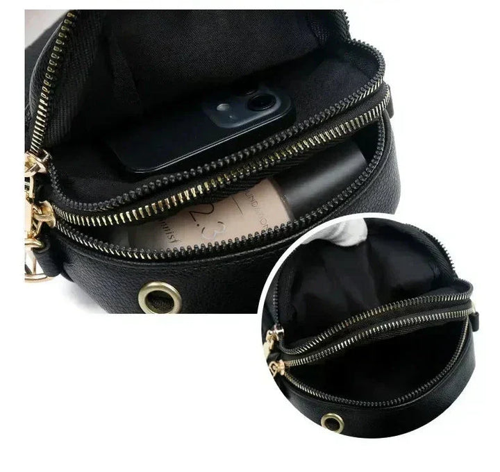 Chic women's vintage leather shoulder bag, retro style and elegant accessory for fashion lovers.