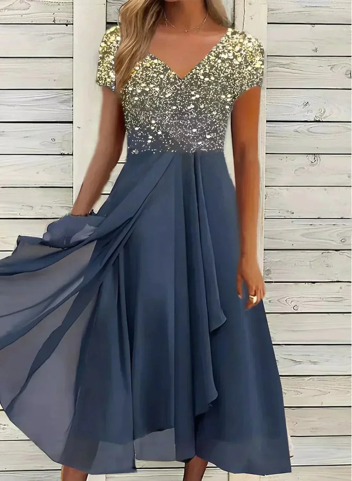 Glamorous women's elegant versatile dress, perfect for evening parties & chic occasions. New formal wear.