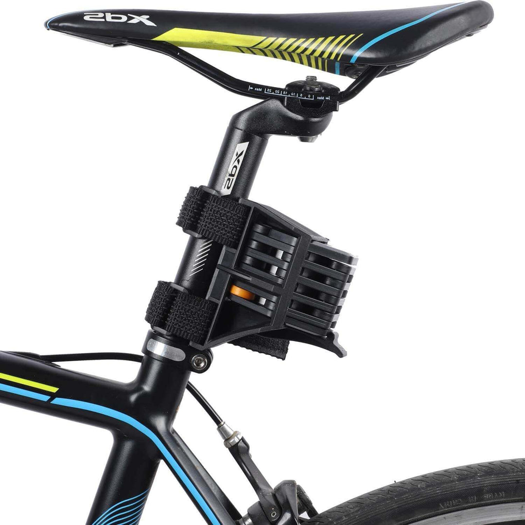 Compact folding lock for bicycle, e-bike, scooter, motorcycle; ultimate anti-theft protection.